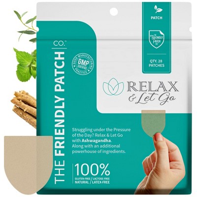 The Friendly Patch Zen Patches 28 Stress, Relax, Calm, Ashwagandha, Gaba & Gotu Kola
