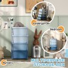 Whisen 3 Tier Kids Storage Unit, 9 Drawer Chest Toy Organizer Plastic Bins, Perfect Gift for Boys Girls Toddlers - 4 of 4