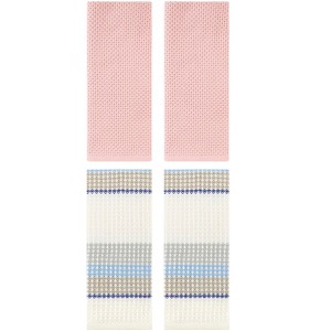 REGALWOVEN 4 Pcs Cotton Soft Absorbent Waffle Hand Towel for Home - 1 of 4