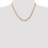 Black Bow Jewelry 4.75mm 14k Yellow Gold Flat Figaro Chain Necklace - 2 of 4