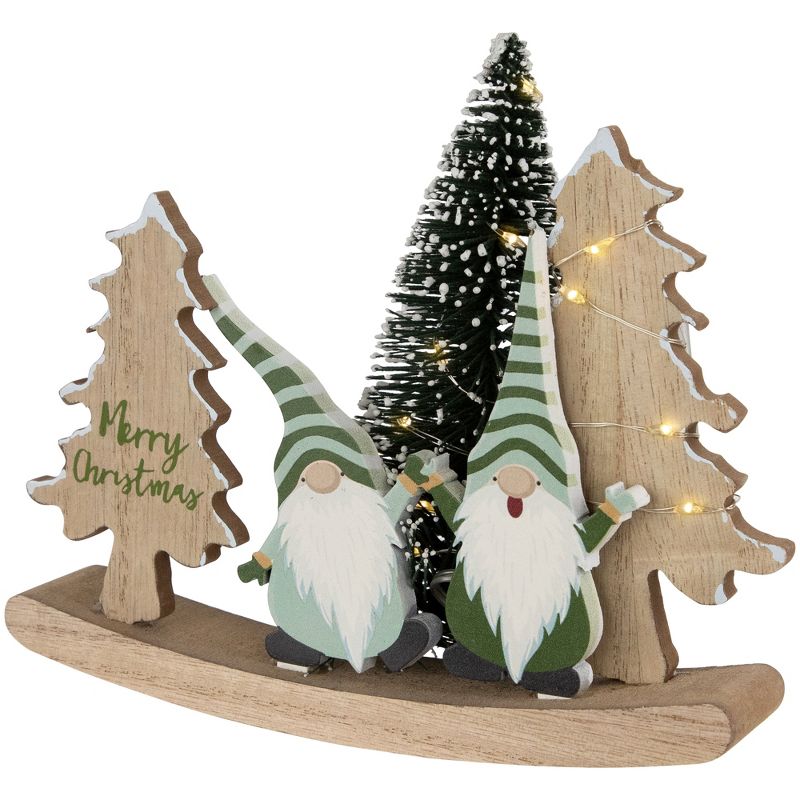 Northlight LED Lighted Gnomes and Christmas Trees Tabletop Decoration - 6.5", 4 of 7