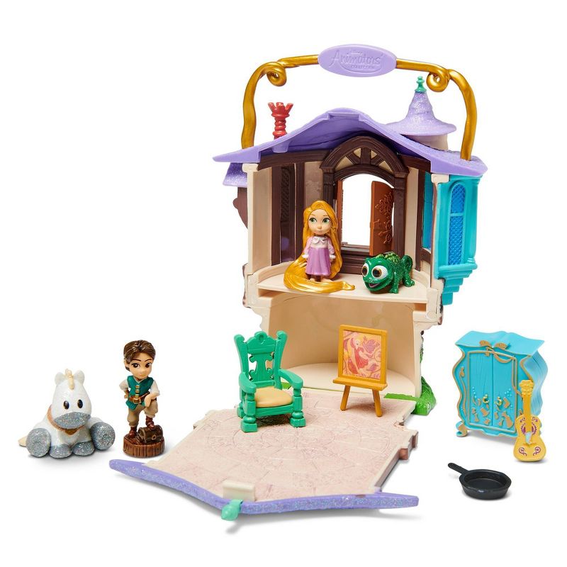 Disney Animators&#39; Collection Littles Rapunzel Tower Playset &#8211; Disney Store, 1 of 6
