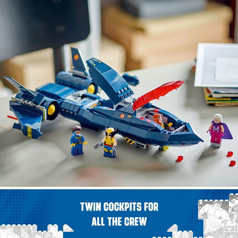 LEGO Marvel X-Men X-Jet Building Toy 76281, 4 of 8