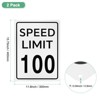 Unique Bargains Aluminum Weather Resistant Waterproof Rust Free Traffic Sign 2 Pcs - 2 of 4