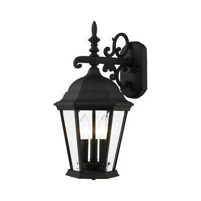 Livex Lighting Hamilton 3 - Light Wall Light in  Textured Black