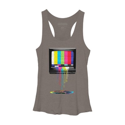Women's Design By Humans Retro TV By clingcling Racerback Tank Top