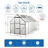 Polycarbonate Greenhouse for Outdoors in Winter - 3 of 4