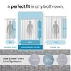LiBa Premium 8G PEVA Bathroom Shower Curtain Liner - Waterproof, Non-Toxic, Thick Plastic with Rustproof Grommets - 2 of 4