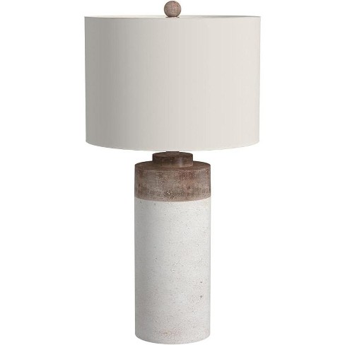 Bassett Mirror Company Lamar Table Lamp White White And Beige : Target