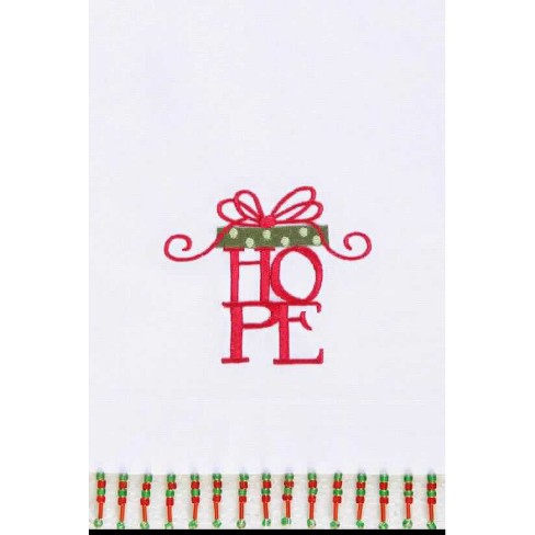 C&F Home Hope Beaded Guest Towel - image 1 of 2