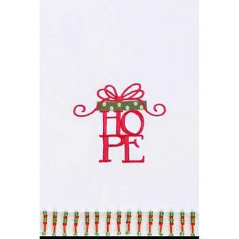 C&F Home Hope Beaded Guest Towel