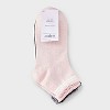 Women's Pointelle 3pk Ankle Socks with Scallop Cuff - Auden™ 4-10 - 2 of 3
