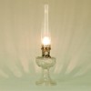 Aladdin Lincoln Drape Oil Lamp - Traditional Classic Indoor Oil or Kerosene Fuel Lamp, Bright White Light, Glass with Nickel Trim - 2 of 3