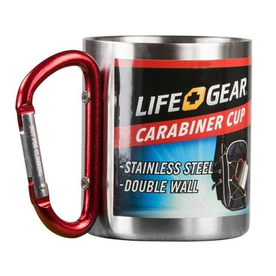 AGS Brand Stainless 8oz Carabiner Travel Mug - BSA CAC Scout Shop