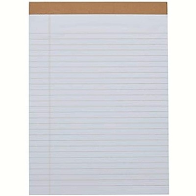 MyOfficeInnovations Notepads 8.5" x 11.75" Wide White 50 Sh./Pad 12 Pads/PK (16767) 749567