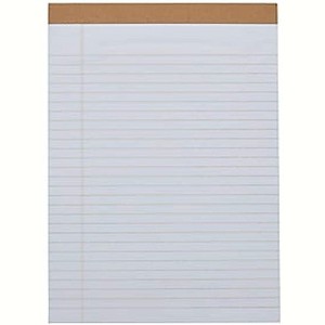 MyOfficeInnovations Notepads 8.5" x 11.75" Wide White 50 Sh./Pad 12 Pads/PK (16767) 749567 - 1 of 4