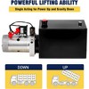 8.5 Qt Car Lift Hydraulic Pump Dump Trailer Electric Power Unit Single Action 12V - 3 of 4