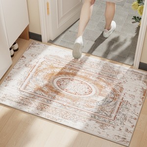 Maxax Boho Wilton Machine Woven Southwestern Vintage Area Rug For Living Room, Hallway Runner, Entryway Rug - 1 of 4