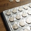 Juvale 240 Pocket Coin Holders for Collectors - Coin Collection Album for Pennies, Quarters, Rare Coins (Dark Blue) - 3 of 4