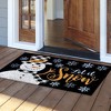 Briarwood Lane Winter Coir Doormat 36x24 Checkered Snowman Medium For Winter Coir Doormat - 2 of 3