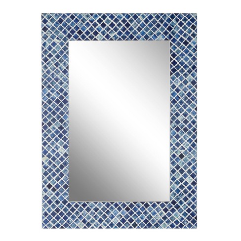 Bone Wall Mirror, Mosaic Rectangle Mirror