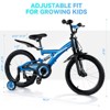 SUGIFT 16"/18" Kids Bike with Adjustable Seat, Dual Brakes, Suspension, Training Wheels and All-Terrain Tires for Ages 4–9 - 3 of 4