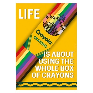 Eureka Schools  Crayola Use the Whole Box of Crayons Poster, 13" x 19" - 1 of 1