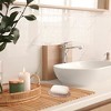 Aoibox Plastic Soap Holder with Drain Holes, Soap Dish Bar Saver Tray for Kitchen Bathroom Shower Counter, Clear (2 Pack) - 4 of 4