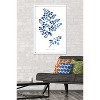 Trends International Jean Plout - Indigo Botanical Adiantum Assimle Framed Wall Poster Prints - 2 of 4