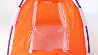 American Girl 18 Doll Adventure Tent ~ Campfire Set Playset ~ Sleeping Bag  NIB