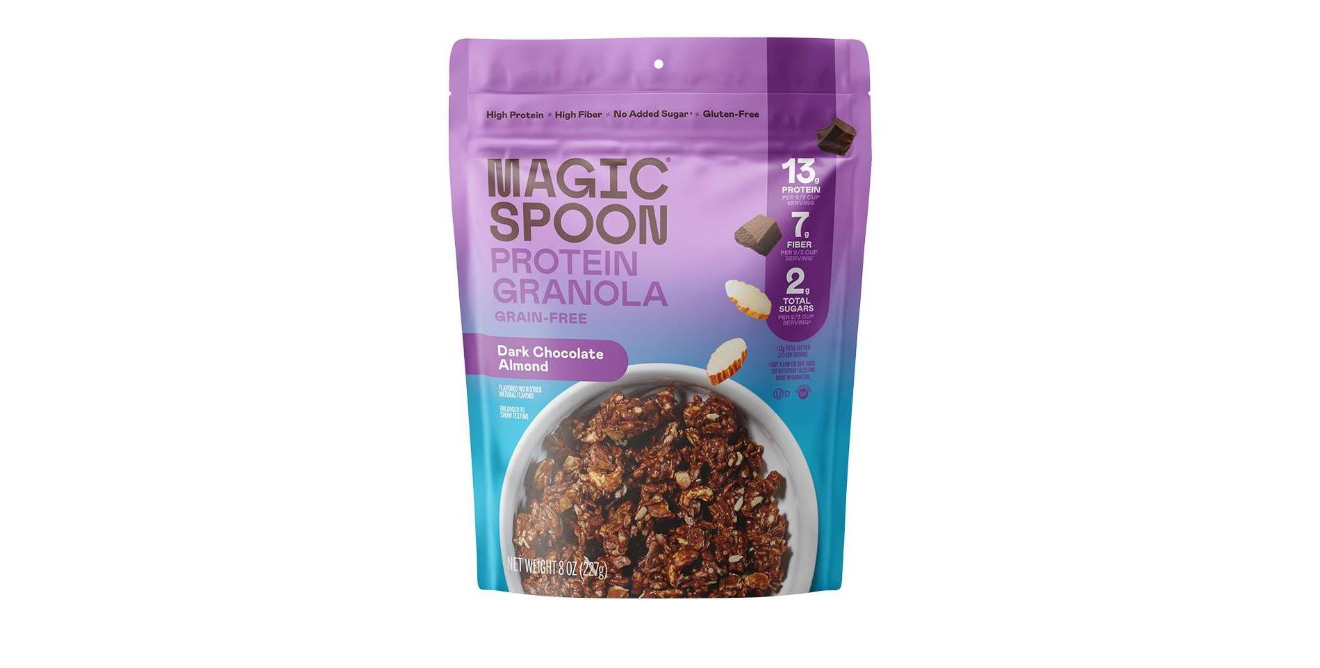 MAGIC SPOON Dark Chocolate Almond Protein Granola - 8oz