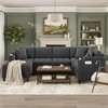 Merax U-Shaped Modular Sectional Sofa with USB Ports, Storage Armrests & Cup Holders - 2 of 4