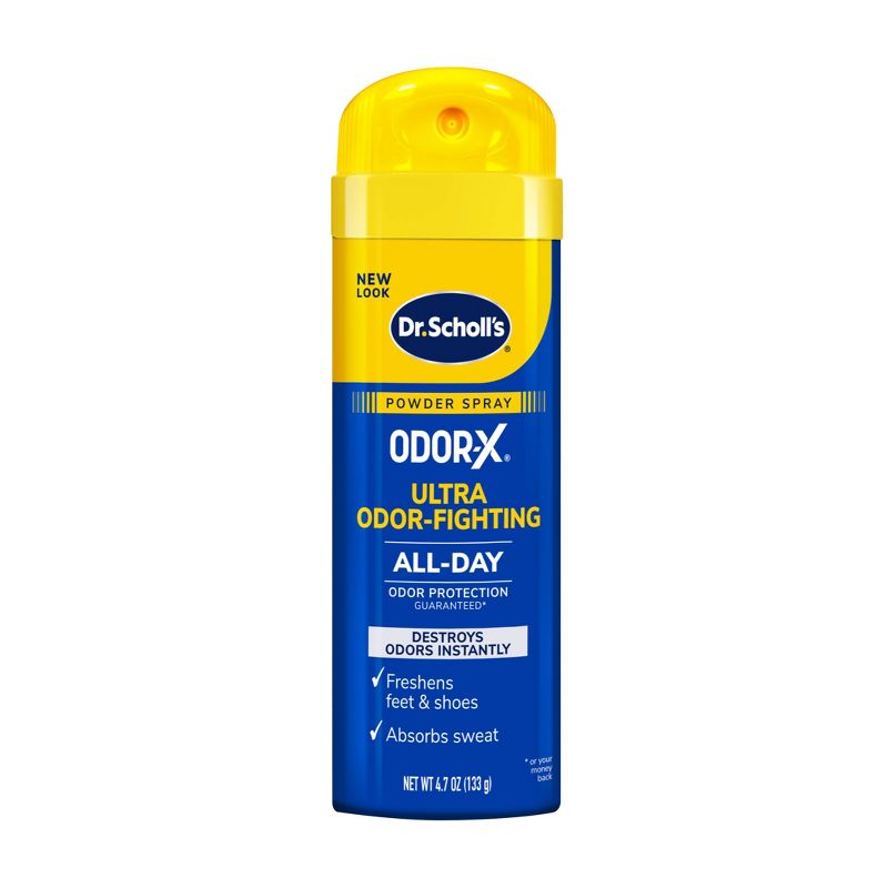 Dr. Scholl&#39;s Odor-X Odor Ultra-Fighting Spray Powder - 4.7oz, 1 of 10
