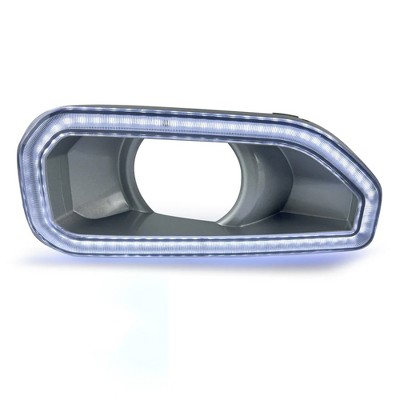 Amber and White LED Plastic Fog Light Covers for SUV