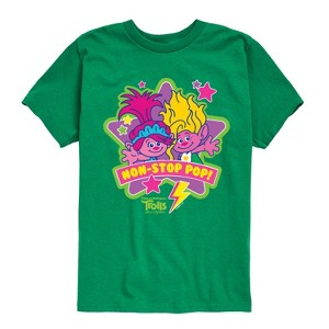 Boys' - Trolls - Non-Stop Pop Viva and Poppy Short Sleeve Graphic T-Shirt - 1 of 4