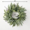 Sullivans Artificial Eucalyptus Mix Wreath 34"H Green - 2 of 4