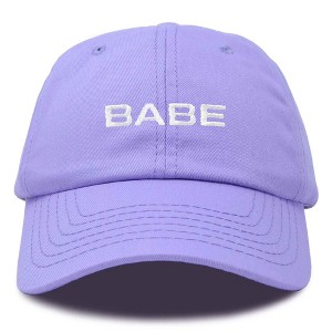 Dalix Babe Embroidered Cotton Baseball Cap Adjustable Dad Hat Womens - 1 of 4