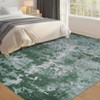 Coolmee Washable Area Rug Modern Abstract Rug Soft Non-Slip Non-Shedding Faux Wool Stain Resistant Floor Carpets for Living Room Bedroom - 3 of 4