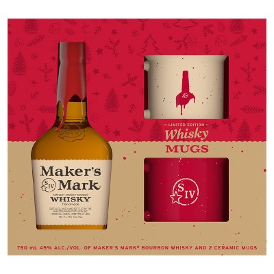 Makers Mark Holiday Mug Giftset - 750ml Bottle