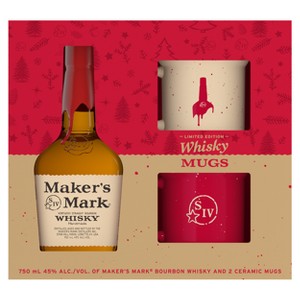 Makers Mark Holiday Mug Giftset - 750ml Bottle - 1 of 2
