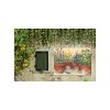 Cottage Garden West of The Wind HERB POTS Brown, Green, Yellow 40 x 30 Inch Waterproof Gallery Wrapped Canvas, Outdoor Garden, Yard, Patio All Weather - 2 of 2