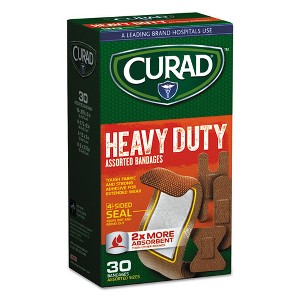 Curad Heavy Duty Bandages, Assorted Sizes, 30/Box - 1 of 1