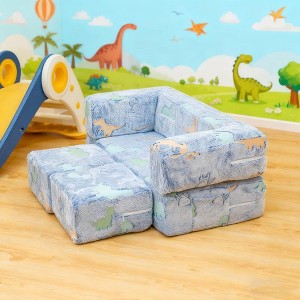 Hooseng Modular Sofa, Folding Game Sofa, Convertible Sofa Furniture, Lazy Boy Sofa, Foam Block Game Sofa for Game Rooms - 1 of 4