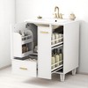 24" Bathroom Vanity with Ceramic Sink,2 Drawers,Pull-Out Basket, and Door Shelf,Freestanding Vanity Cabinet(Faucet Not Included) - 3 of 4
