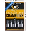 Trends International NHL Pittsburgh Penguins - Champions 23 Framed Wall Poster Prints - 3 of 4
