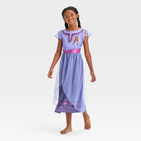 Girls' Disney Wish Dress-up Nightgown - White : Target