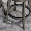 NicBex Dining Chairs Upholstered Chair Bar Height Chairs Slat Back Swivel Chair Fabric Seat for Kitchen - 3 of 4
