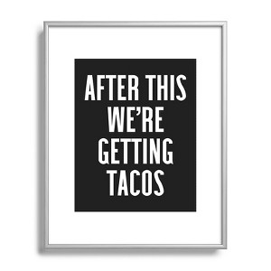 EnvyArt Getting Tacos Metal Framed Art Print - Deny Designs - 1 of 3
