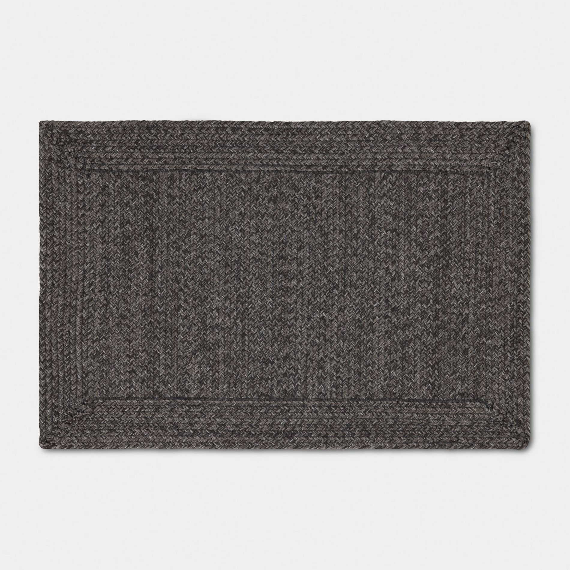 Natural Woven Rectangular Braided Outdoor Accent Rug - Threshold™