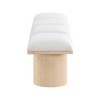 Meridian Furniture,Pavilion Boucle Fabric Bench - 3 of 4